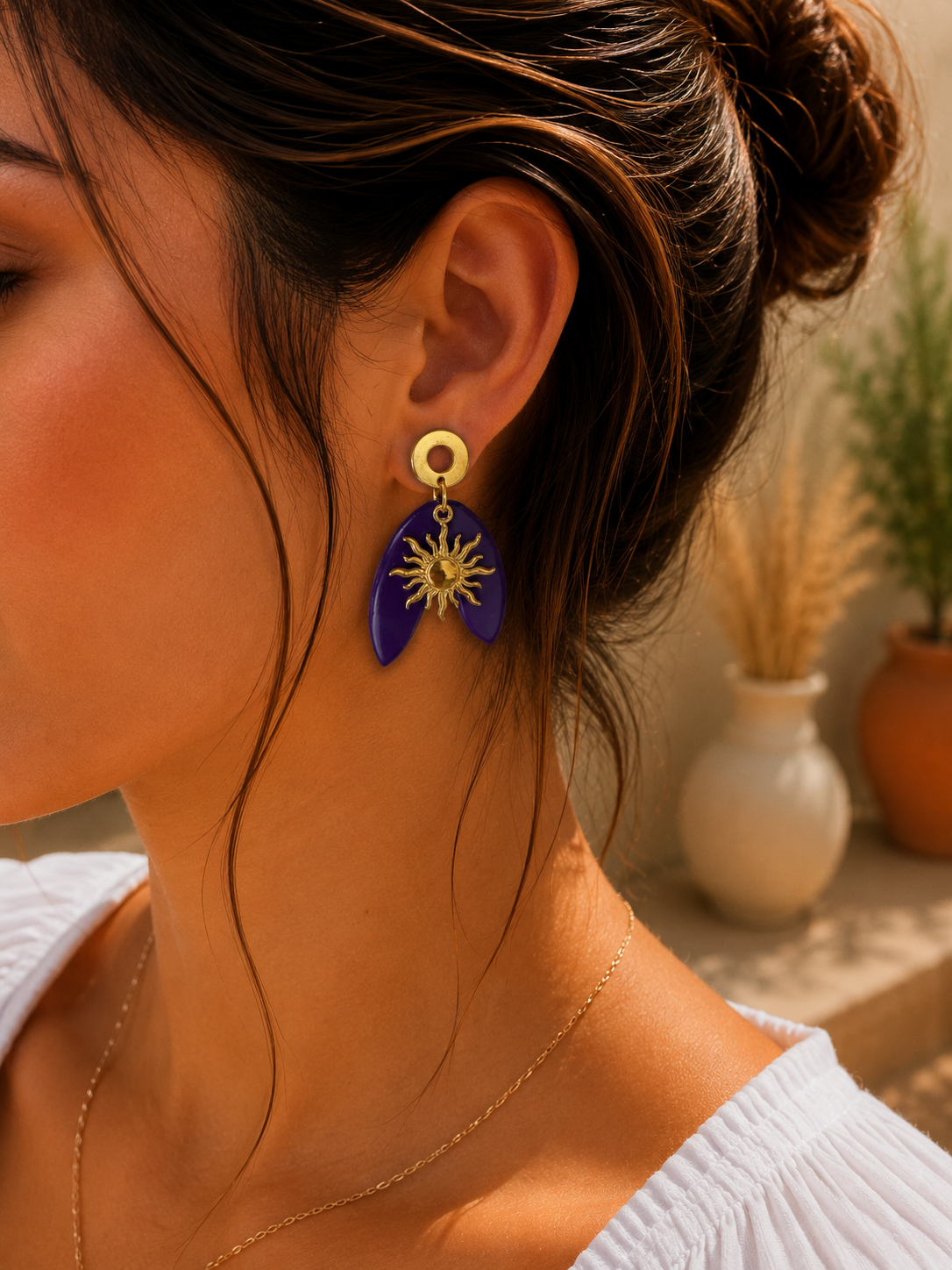 PENDIENTES ARTESANALES DE ARCILLA POLIMERICA