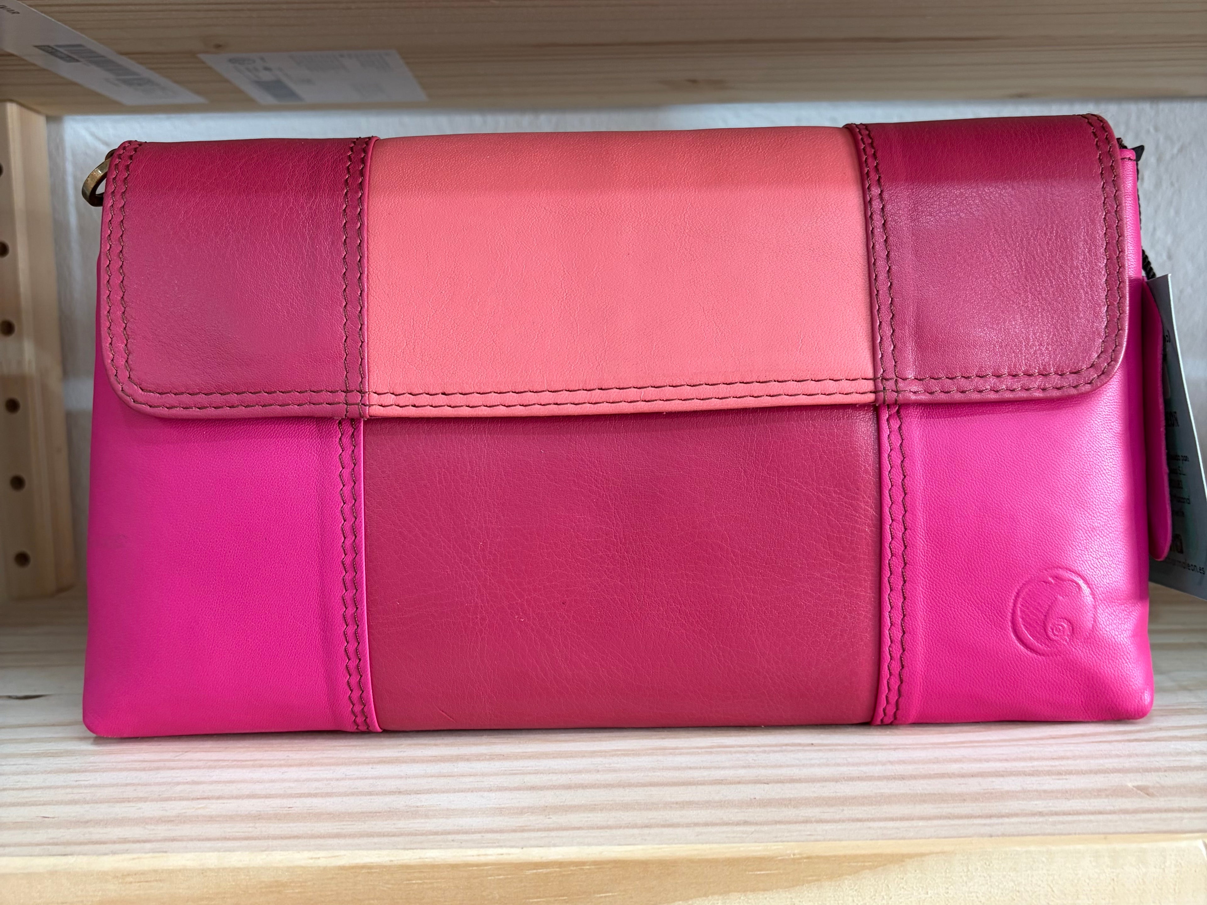 BOLSO ARTESANAL GUARAZOCA ROSA