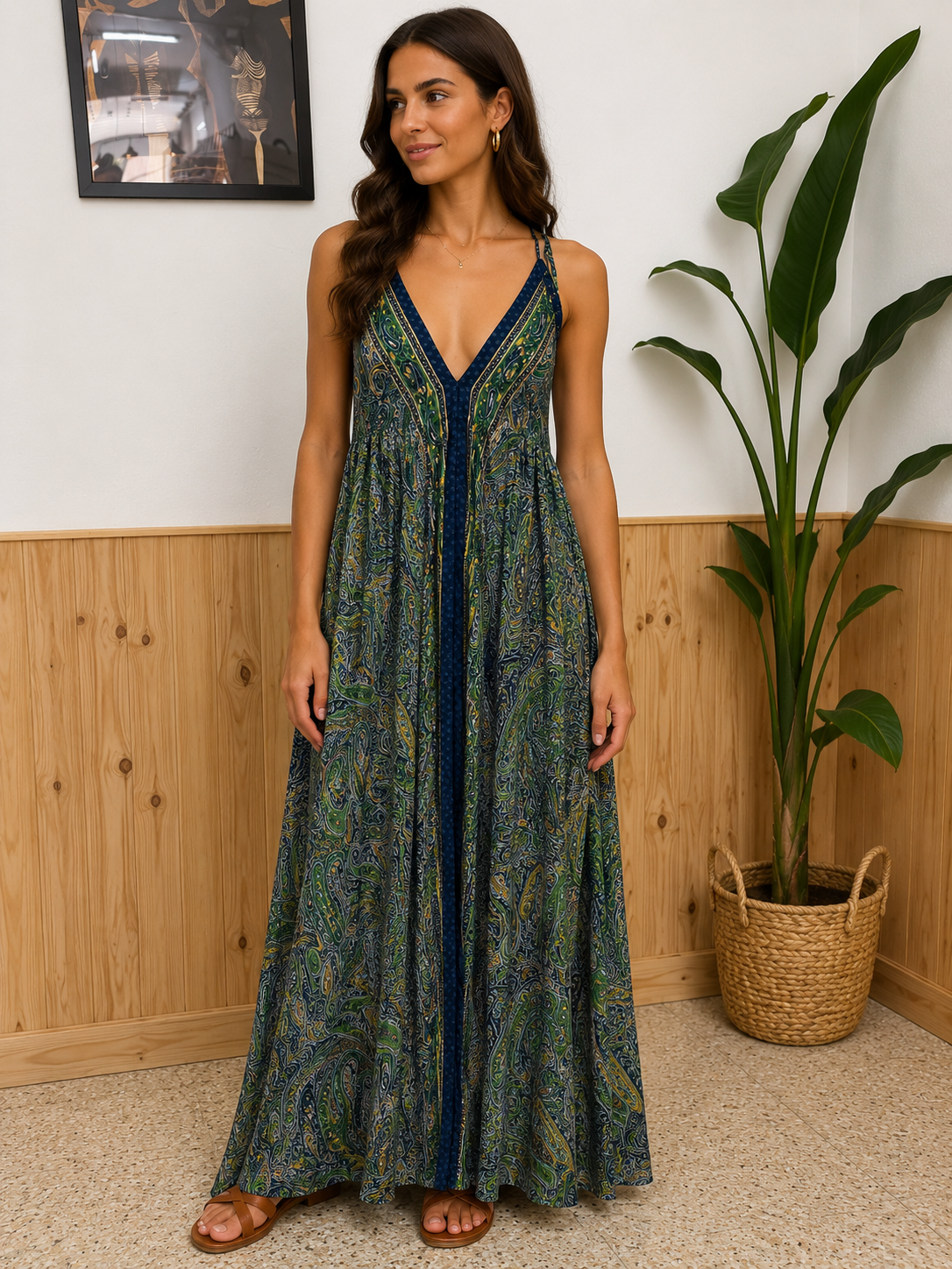 VESTIDO SEDA ESPALDA DESCUBIERTA