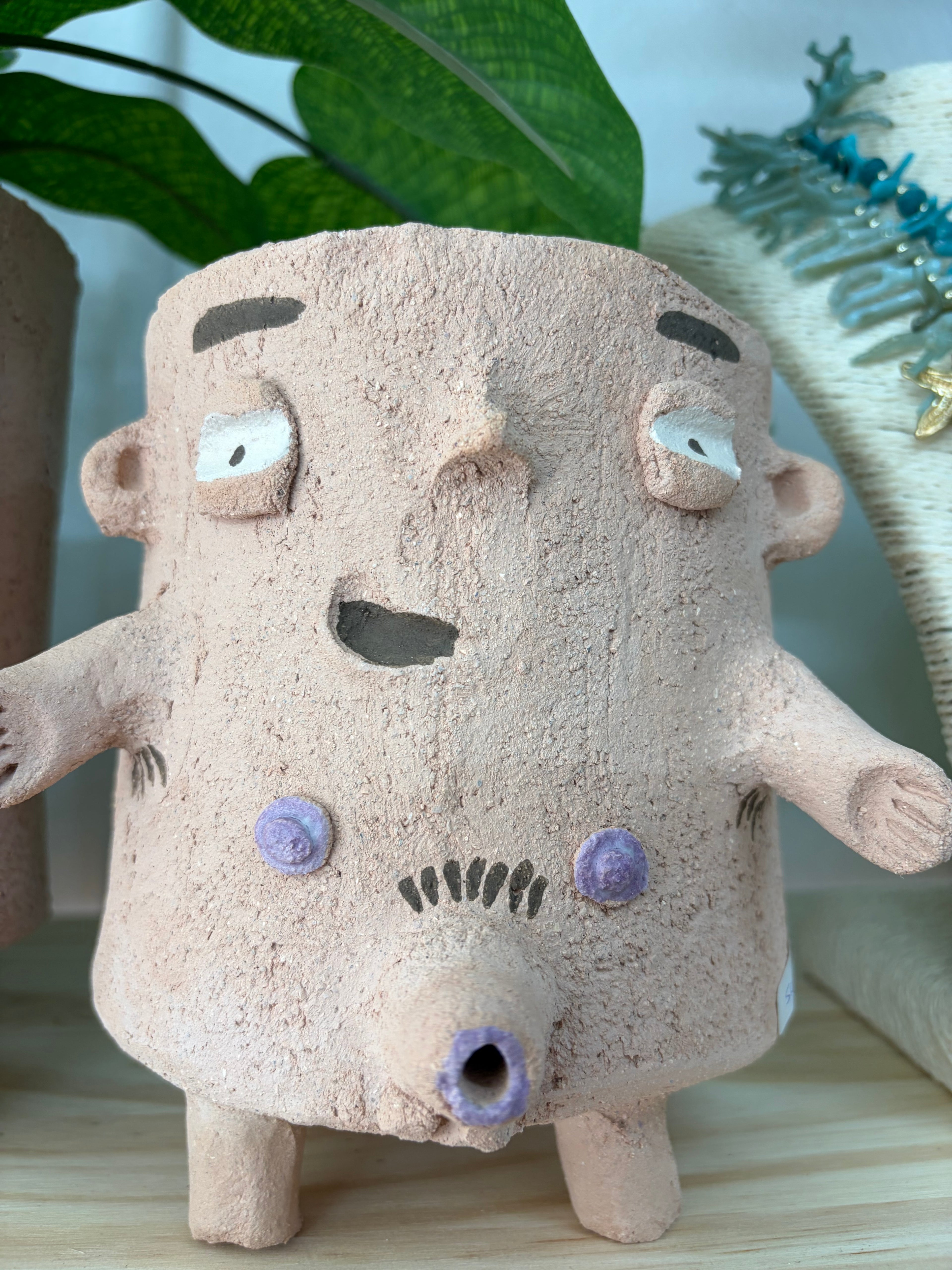 MACETA ARTESANAL TINAJITO DESNUDO