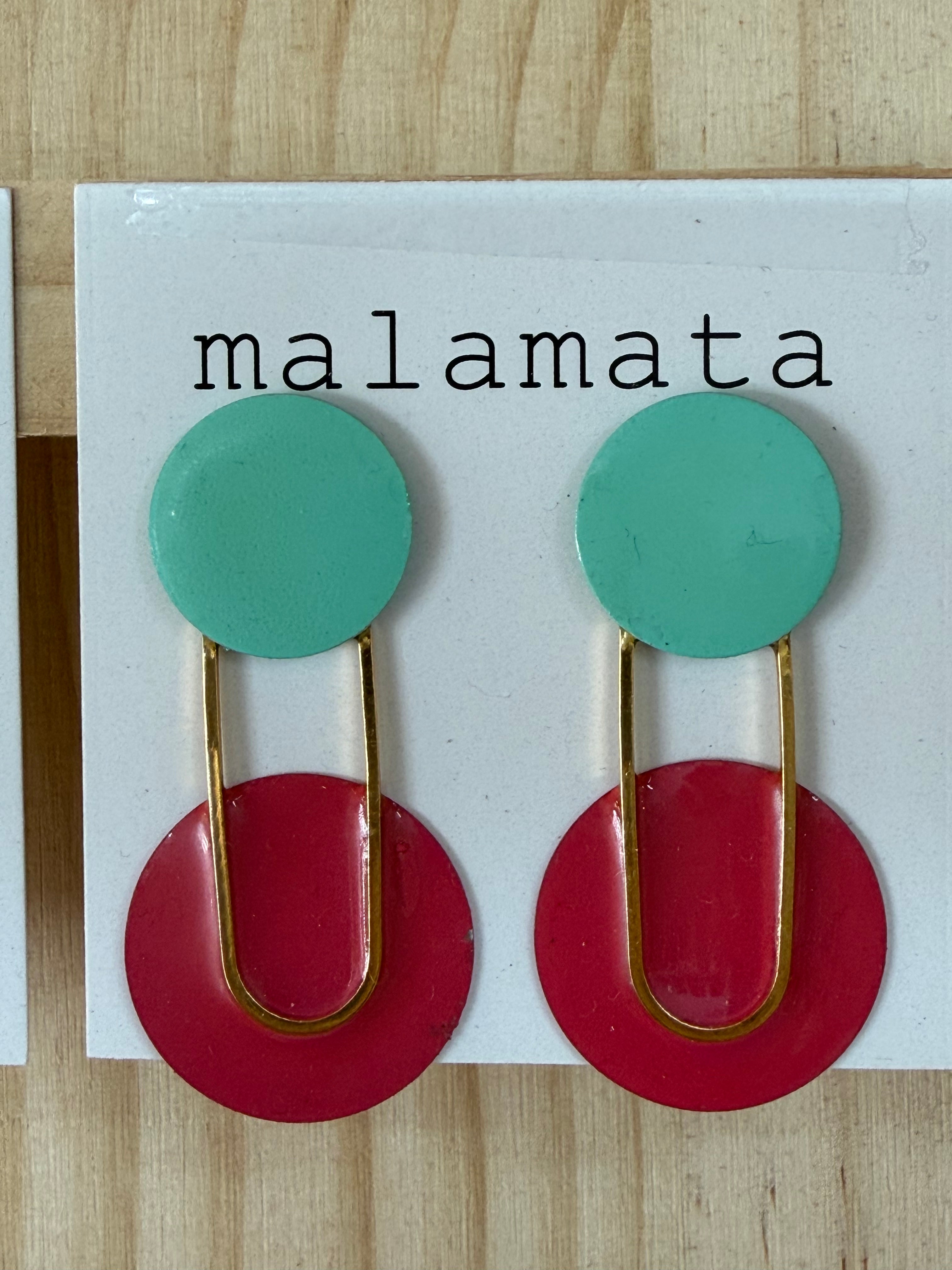PENDIENTES ARTESANALES MALAMATA