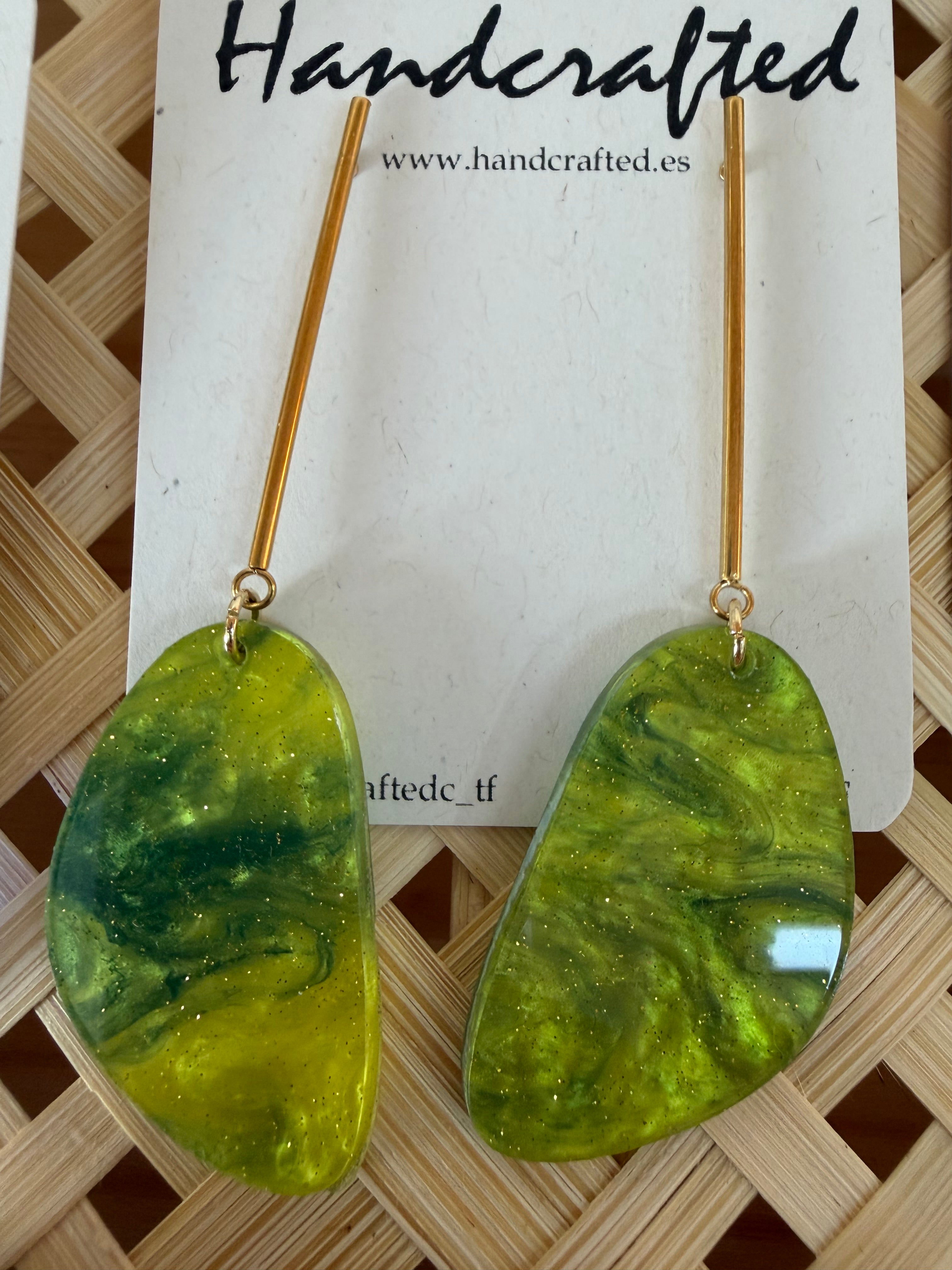 PENDIENTES DE METACRILATO