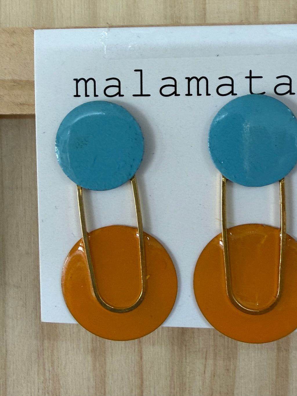 PENDIENTES ARTESANALES MALAMATA
