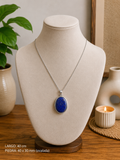 COLLAR PLATA LAPIZLAZULI
