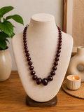 COLLAR AMATISTA FACETADO