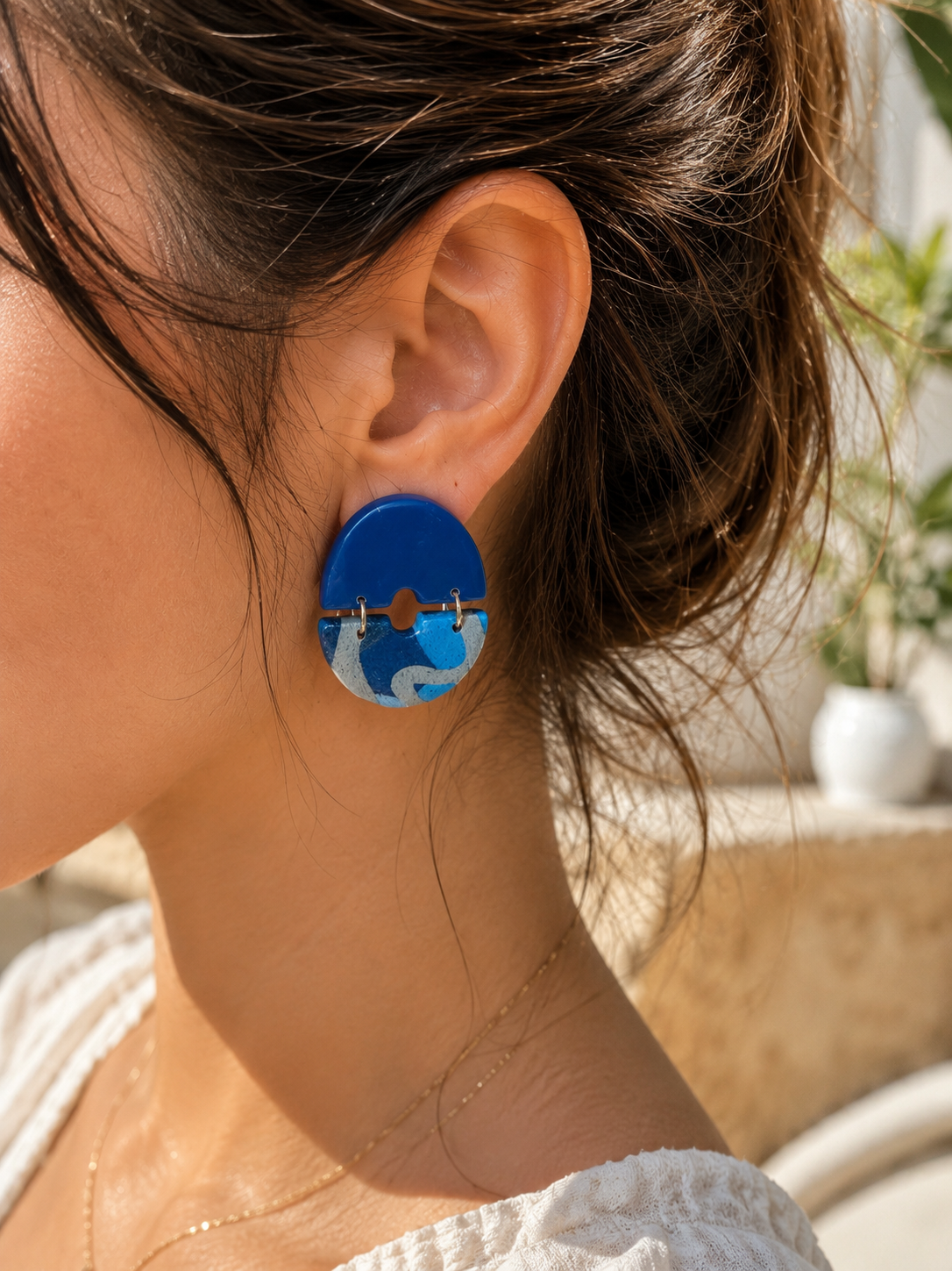 PENDIENTES ARTESANALES DE ARCILLA POLIMERICA
