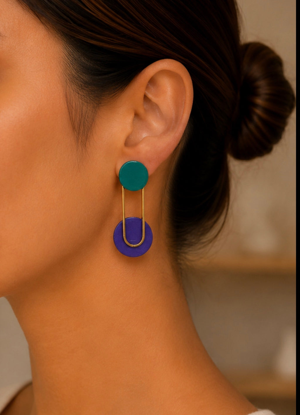 PENDIENTES ARTESANALES MALAMATA