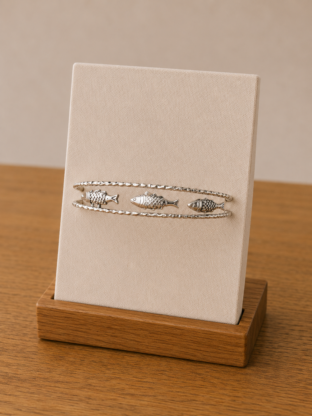 BRAZALETE ACERO TRIPLE PESCADO