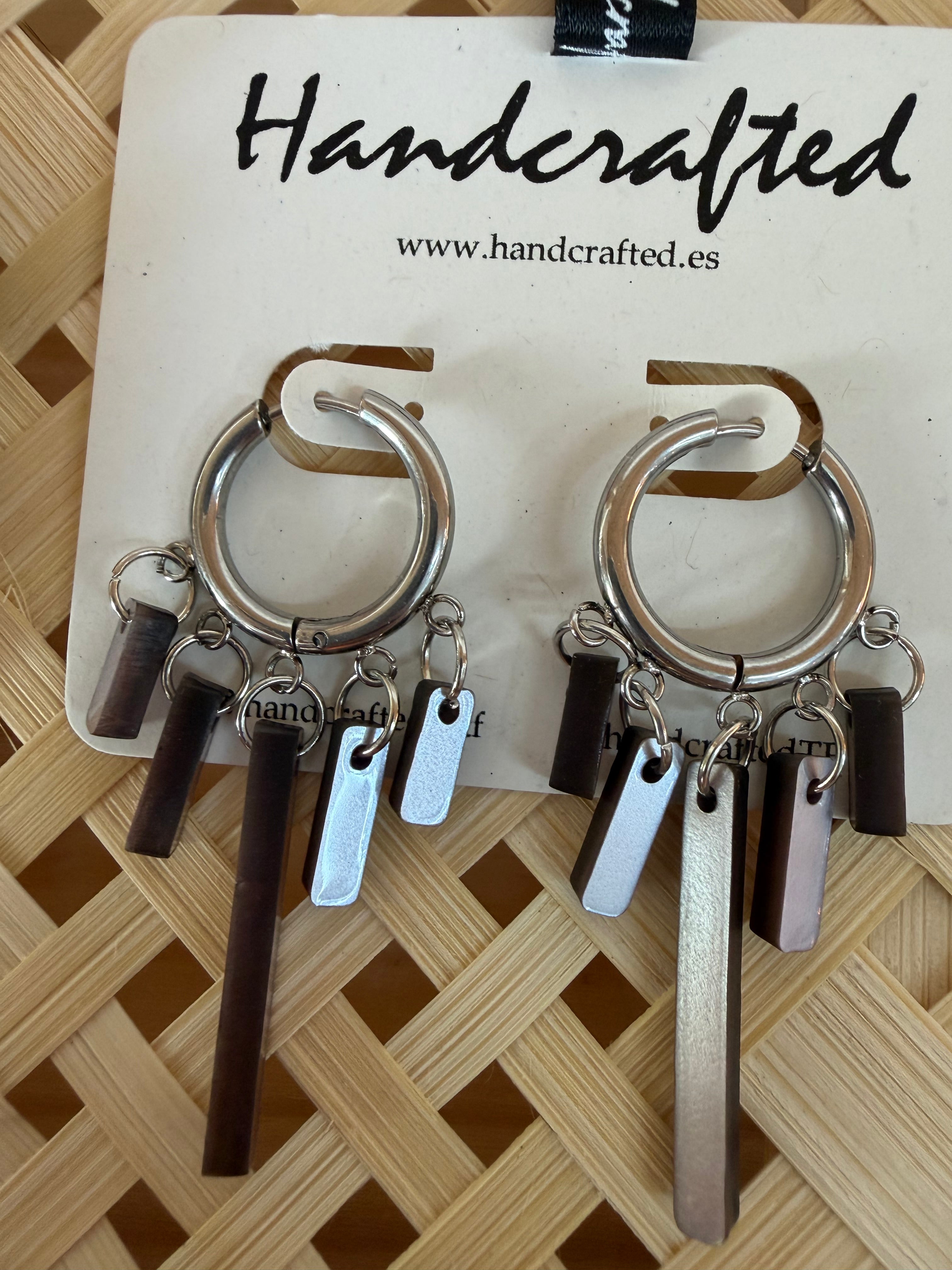 PENDIENTES ARTESANALES DE METACRILATO