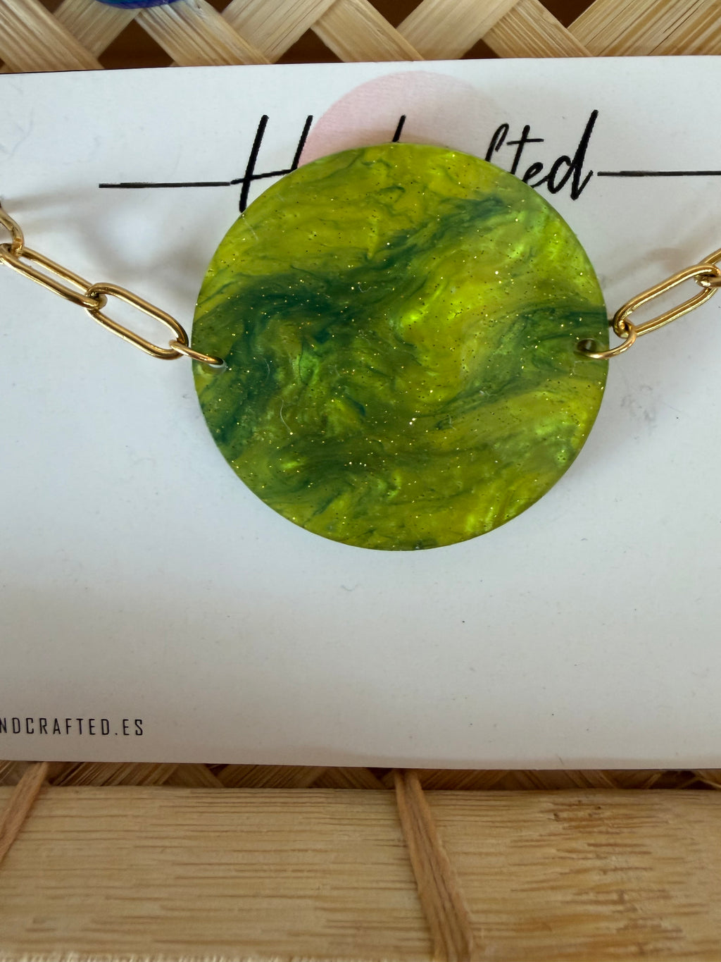 PULSERA ACERO Y METACRILATO