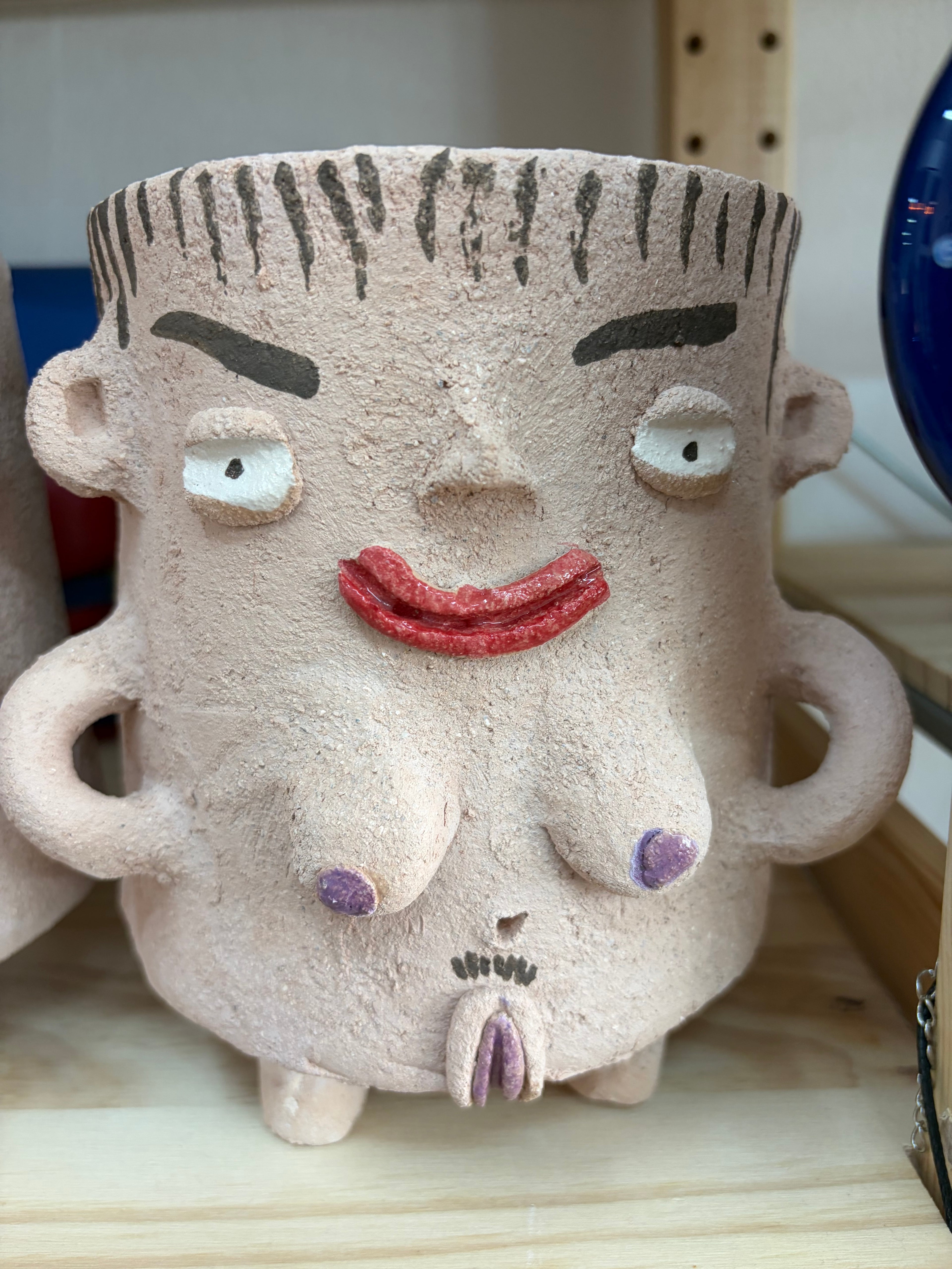 MACETA ARTESANAL TINAJITA DESNUDA