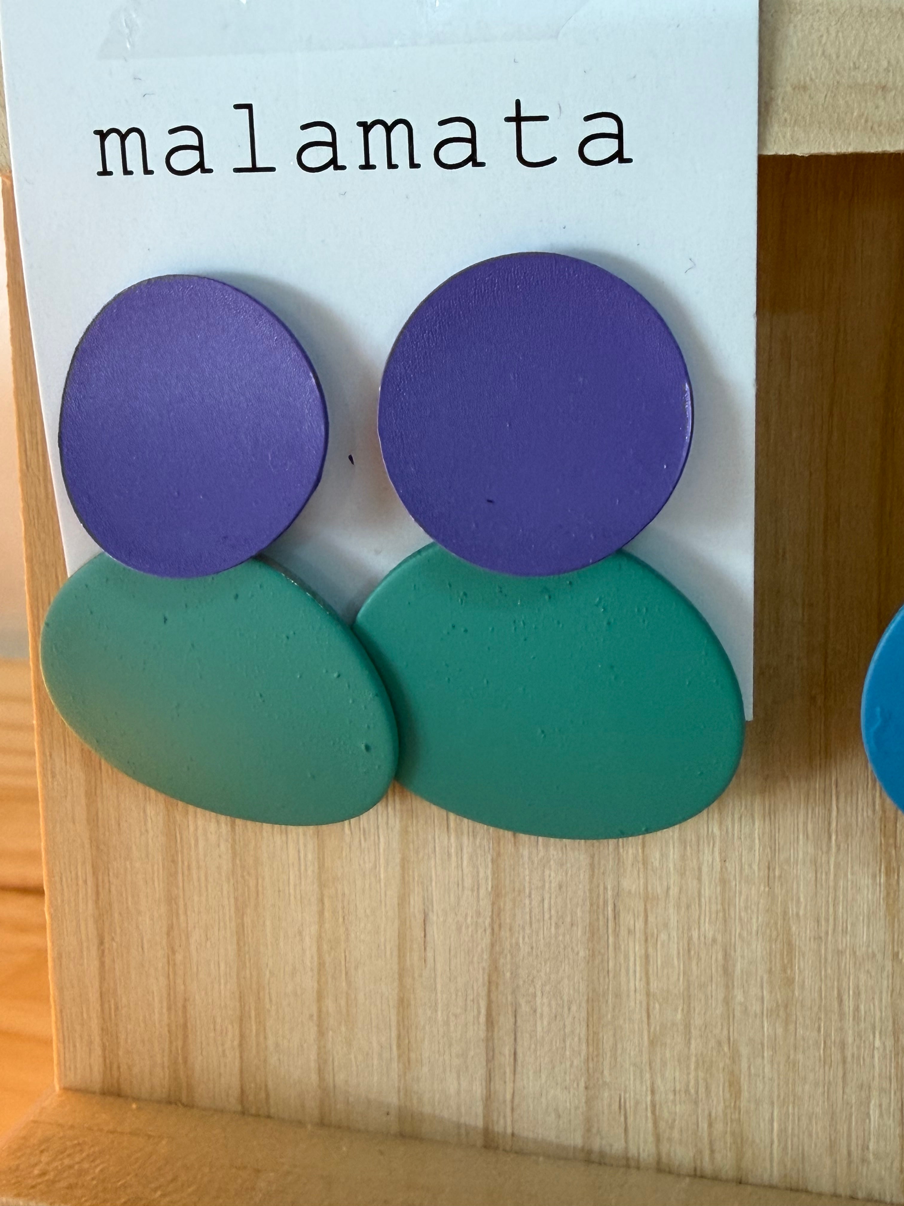 PENDIENTES ARTESANALES MALAMATA