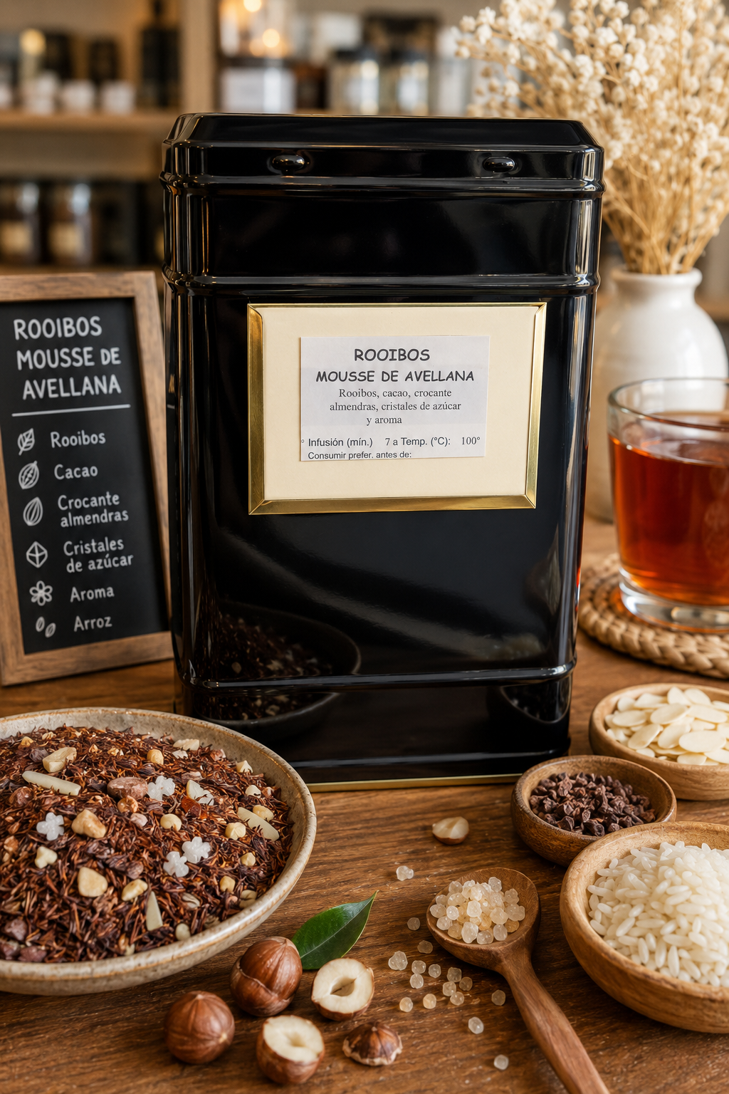 ROOIBOS MOUSSE DE AVELLANAS