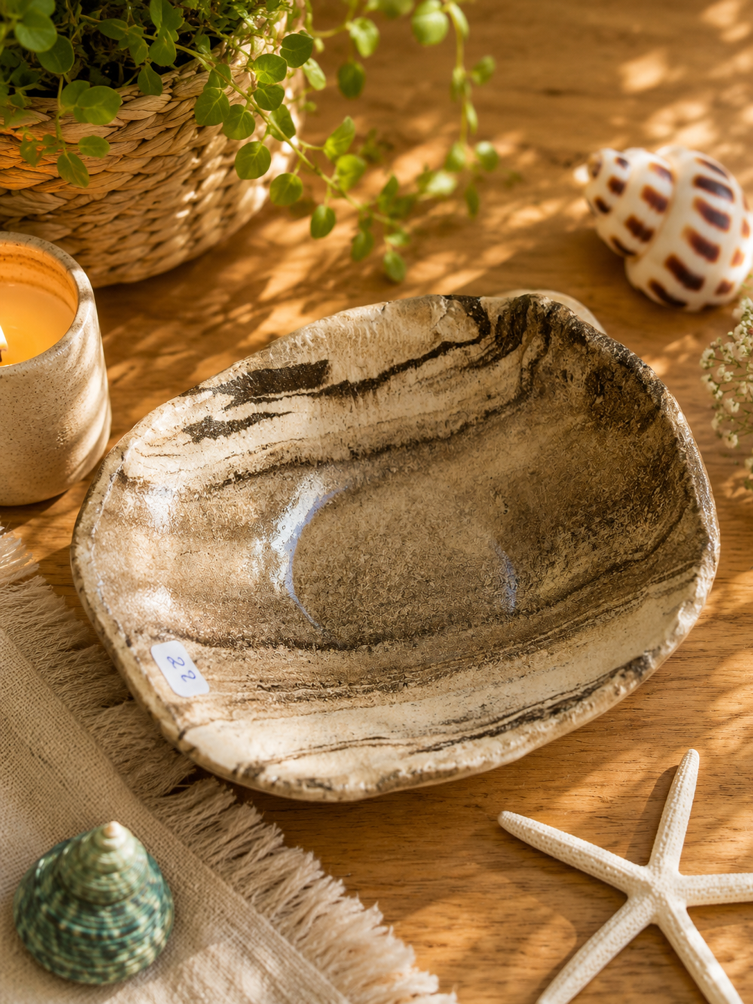 BOWL ARTESANAL ROCA PEQUEÑO