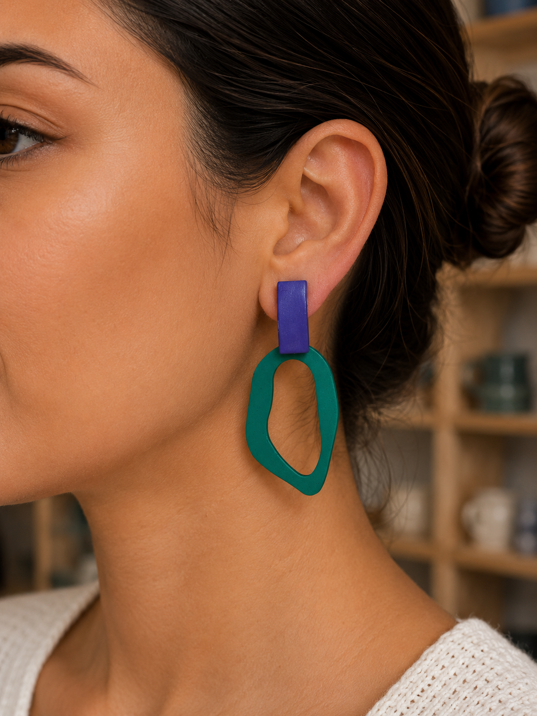 PENDIENTES ARTESANOS MALAMATA