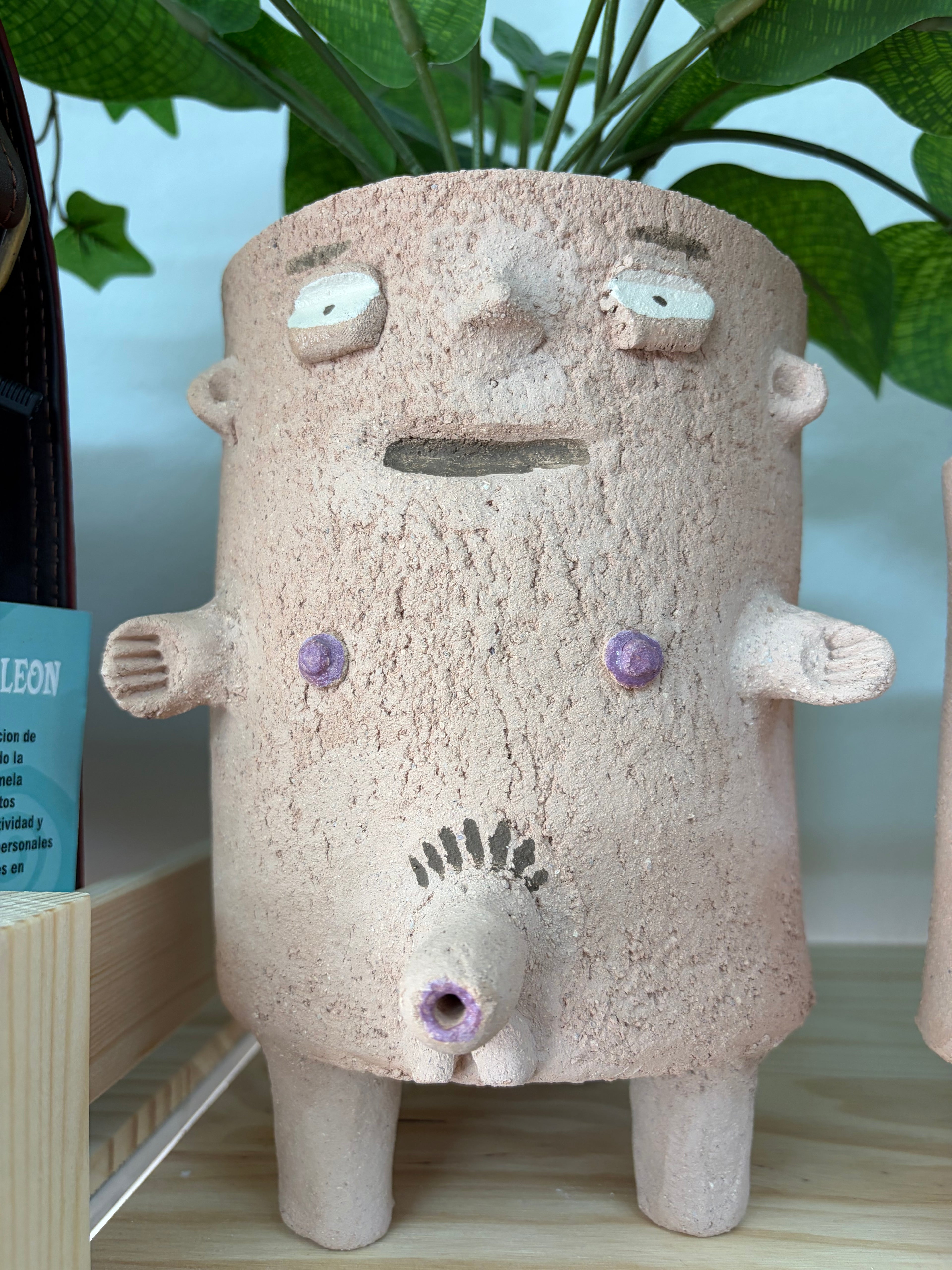 MACETA ARTESANAL TINAJITO DESNUDO