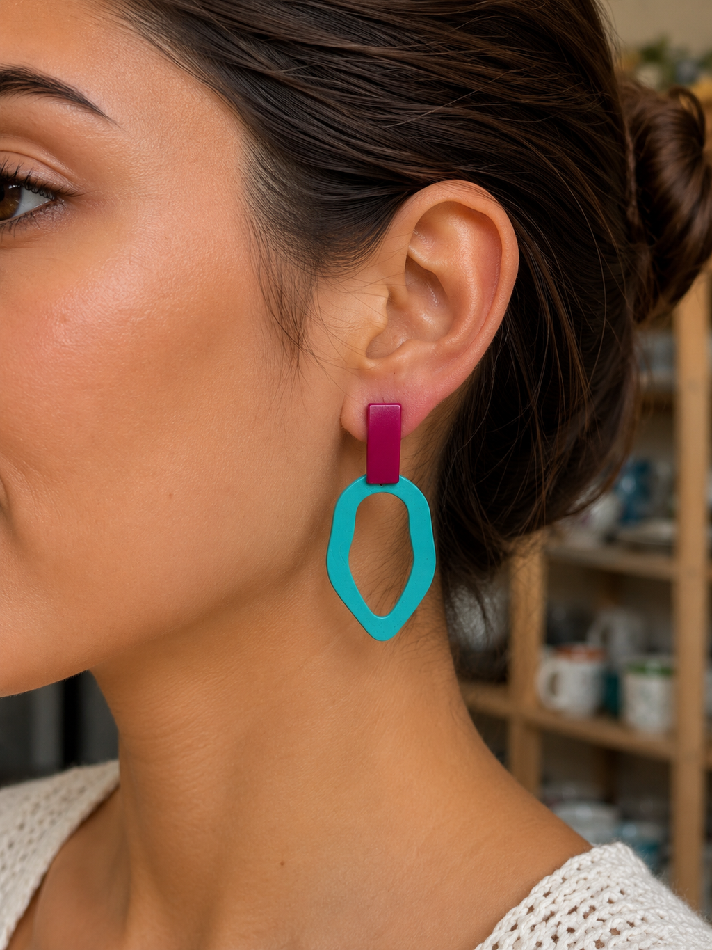 PENDIENTES ARTESANOS MALAMATA