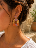 PENDIENTES ARTESANALES DE ARCILLA POLIMERICA.