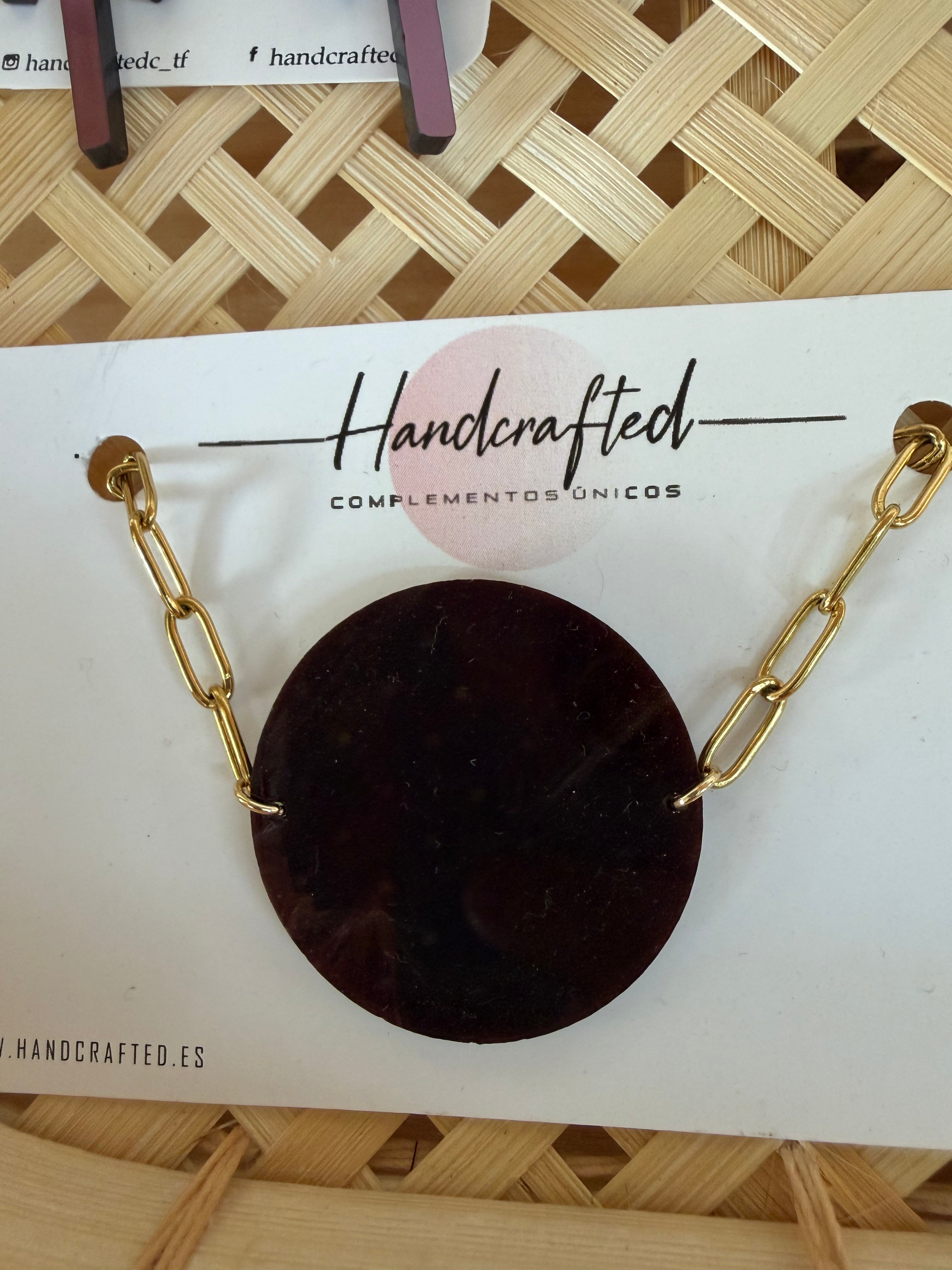 PULSERA ACERO Y METACRILATO