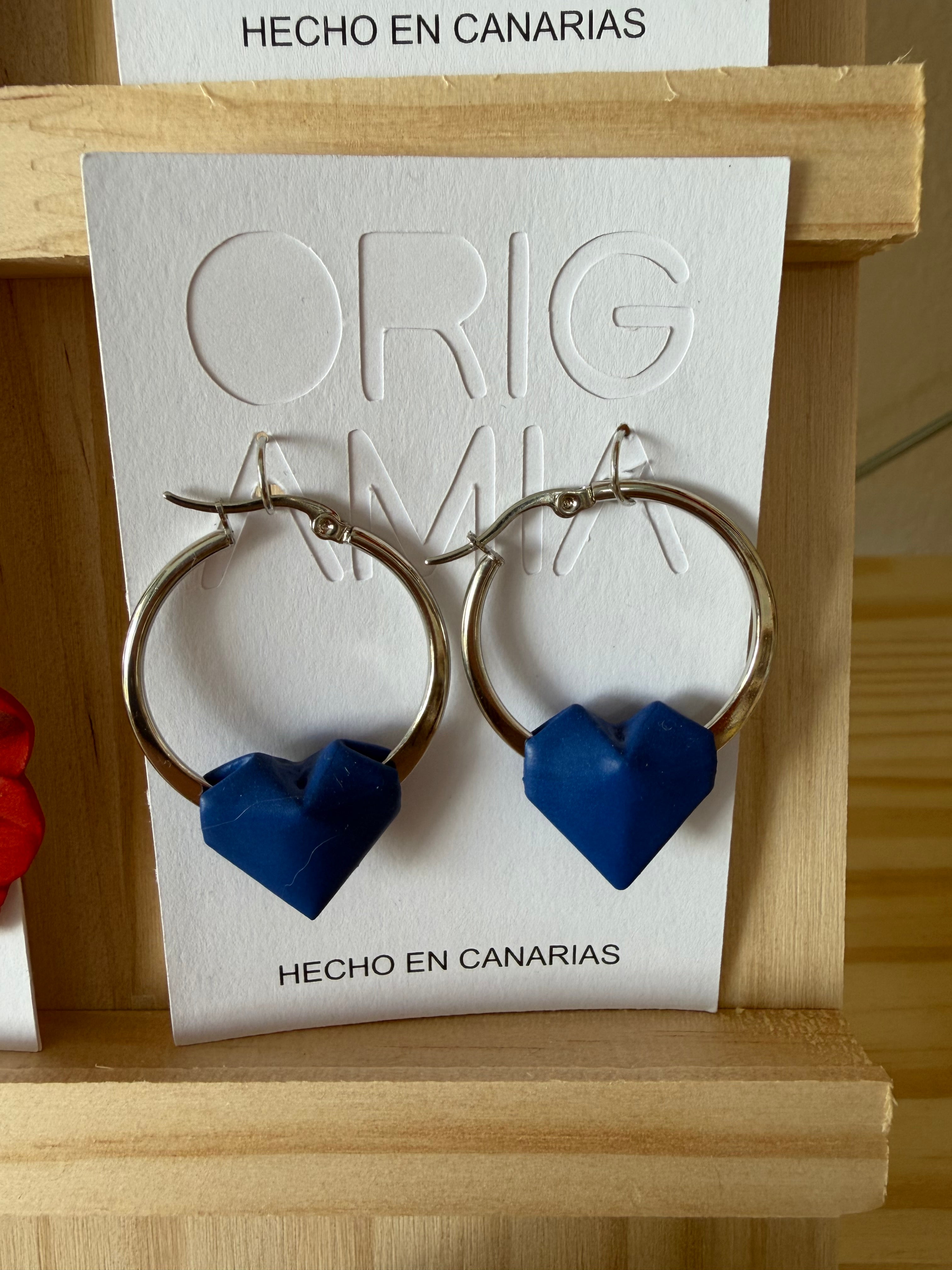PENDIENTES DE ORIGAMIA