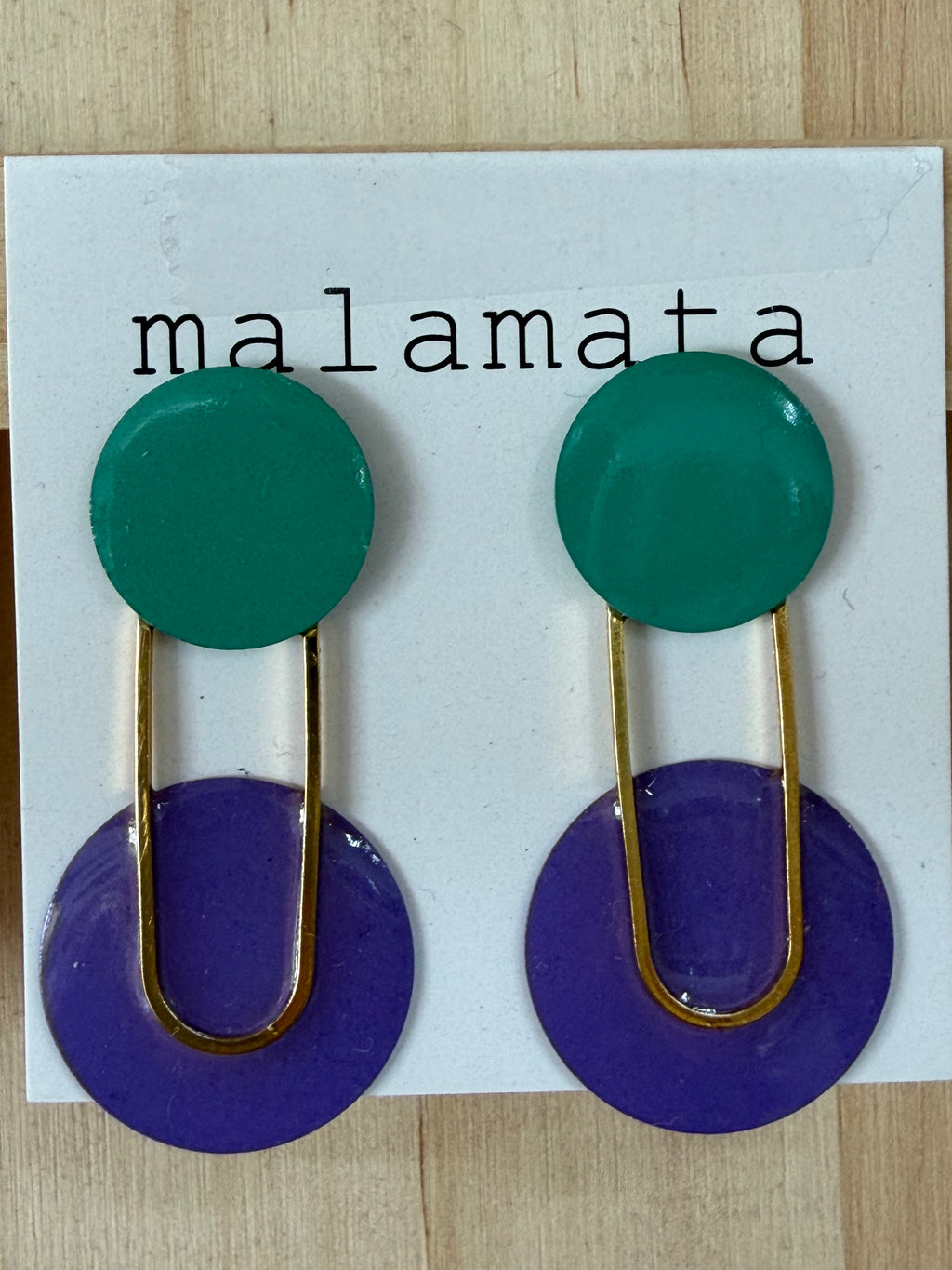 PENDIENTES ARTESANALES MALAMATA