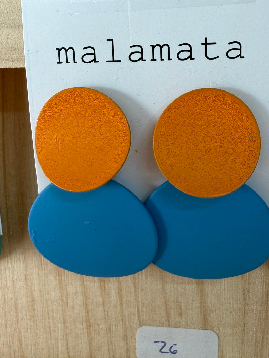 PENDIENTES ARTESANALES MALAMATA