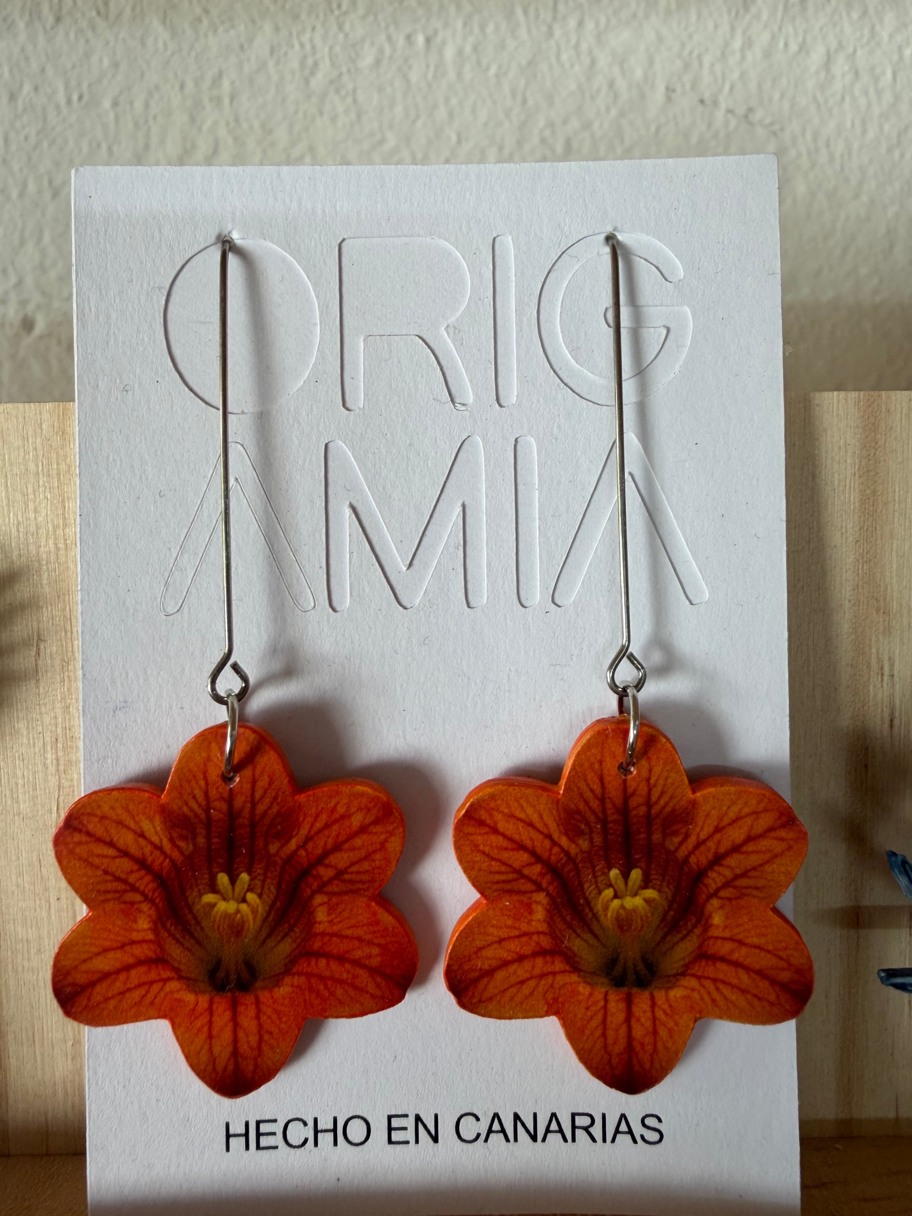 PENDIENTES DE ORIGAMIA