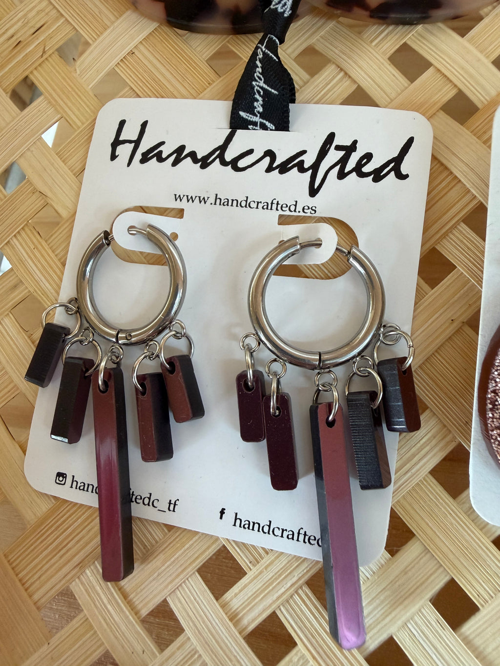 PENDIENTES ARTESANALES DE METACRILATO