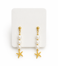 PENDIENTES PERLA Y ESTRELLA