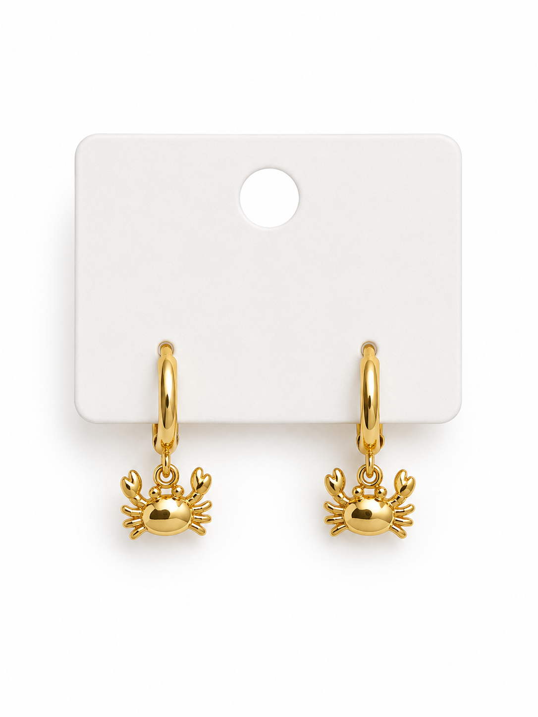 PENDIENTES ACERO CANGREJO