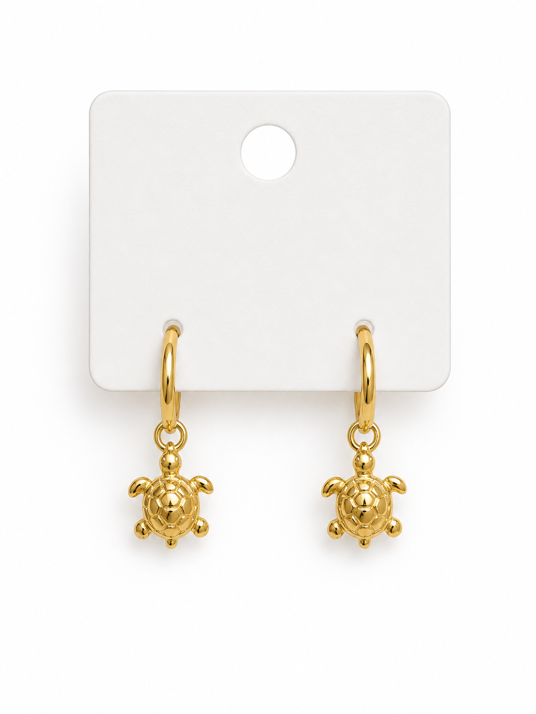PENDIENTES ACERO TORTUGA