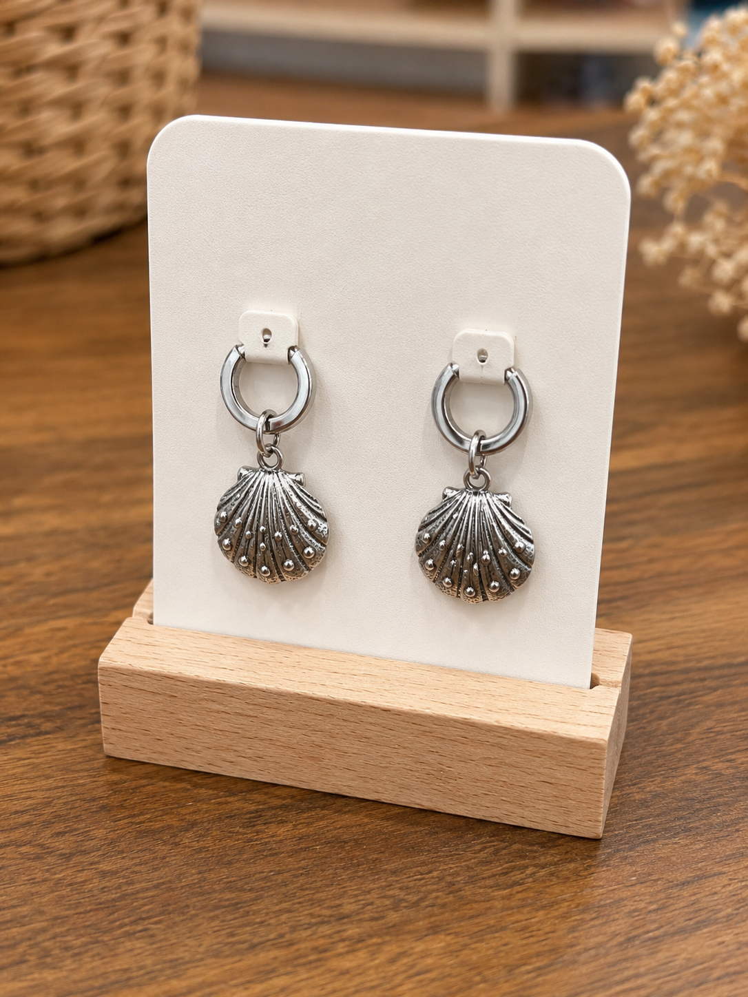 PENDIENTES CONCHA